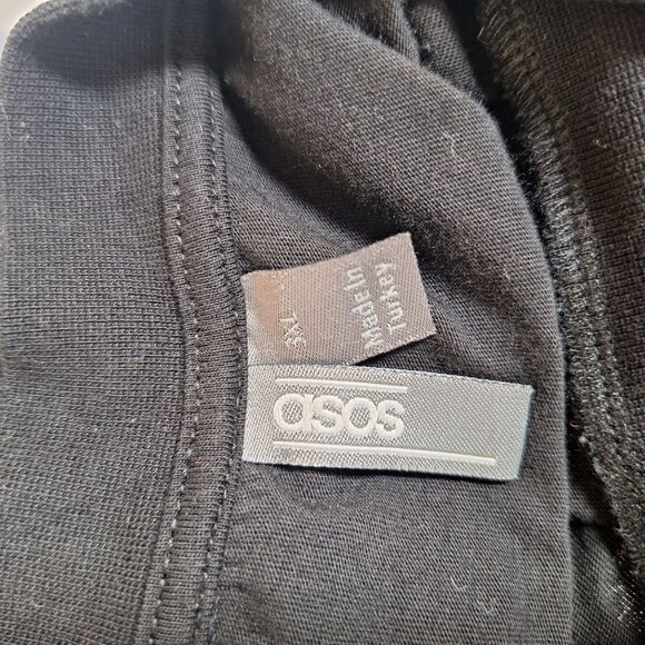 Asos Unity black short sleeve tshirt size 3XL - Picture 3 of 5